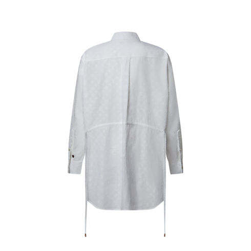 Fil Coupé Drawstring Shirt in Women's Ready to Wear Tops collections by Louis Vuitton (Product zoom)