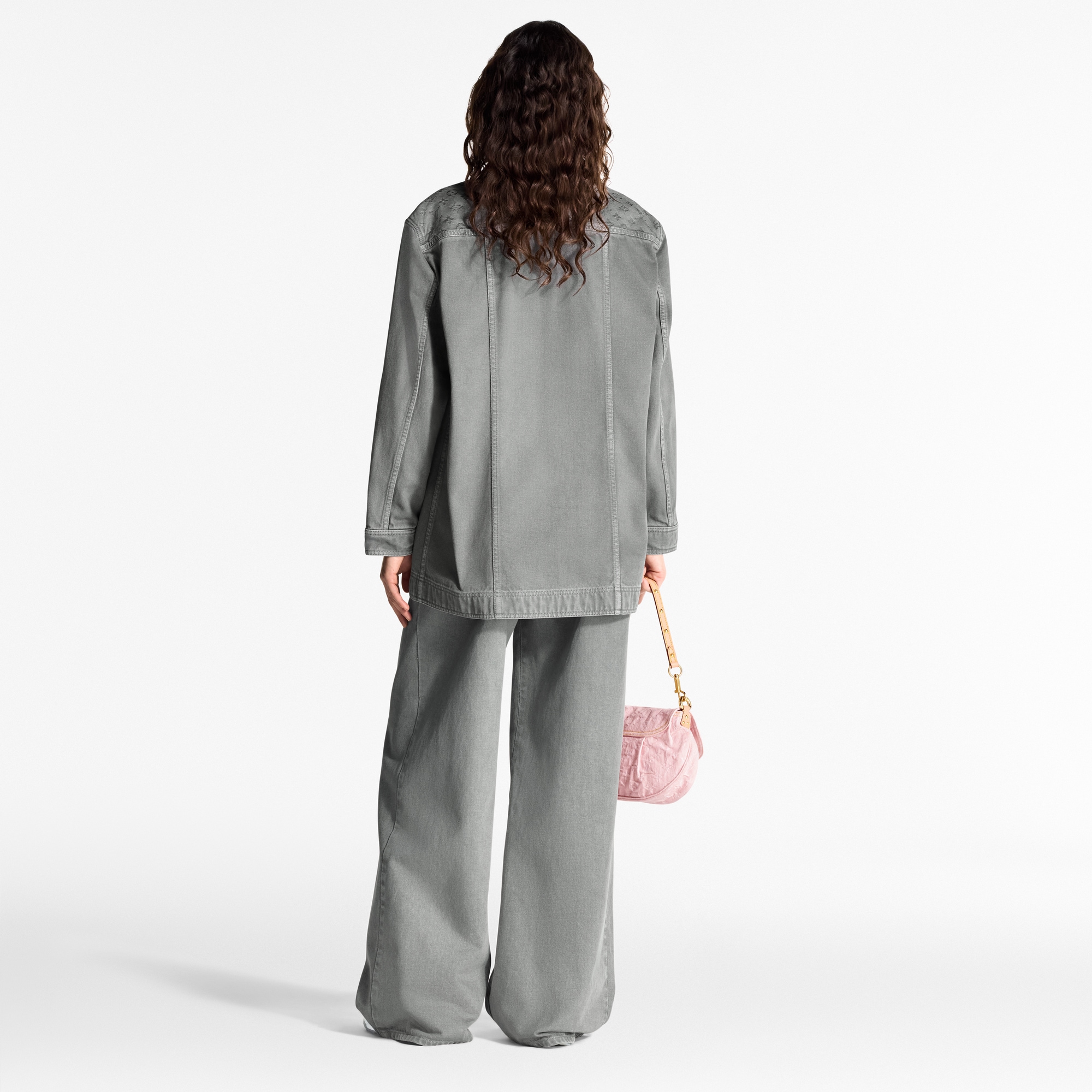 Flap Pocket Denim Jacket   in Women