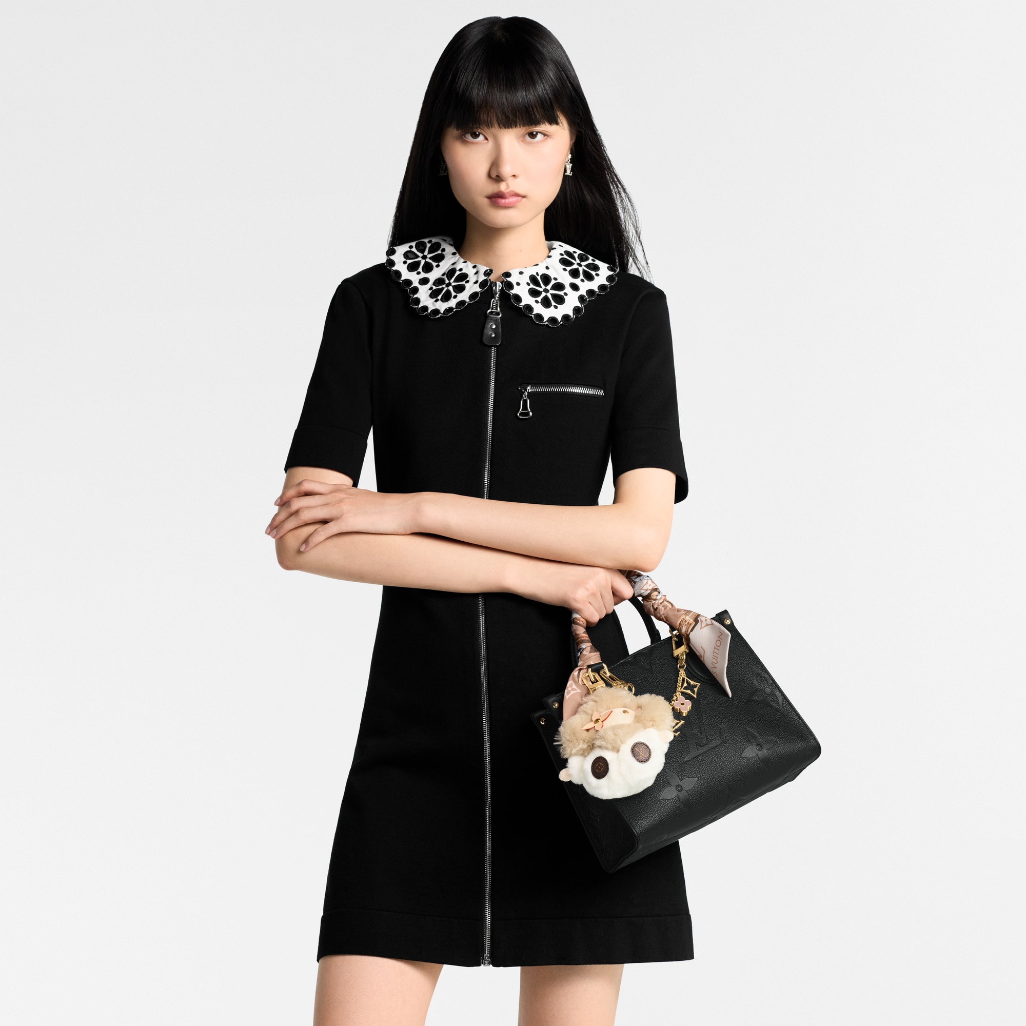 Fleur de Monogram Bag Charm Chain S00 in Women