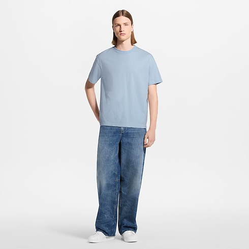 Flock Print Gradient Signature T-Shirt in Men's Ready-to-Wear T-shirts and Polos collections by Louis Vuitton (Product zoom)