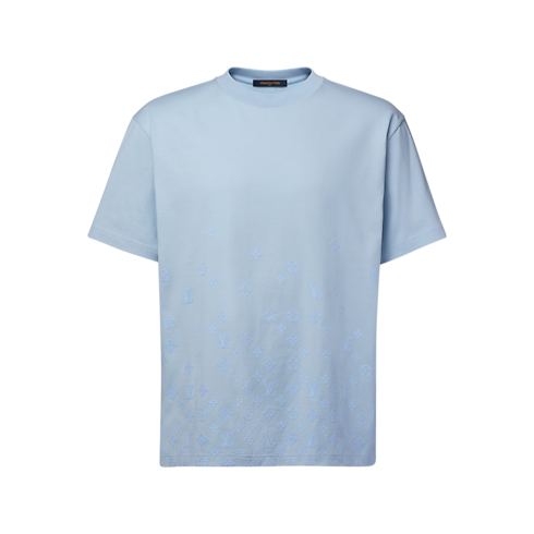Flock Print Gradient Signature T-Shirt in Men's Ready-to-Wear T-shirts and Polos collections by Louis Vuitton (Product zoom)