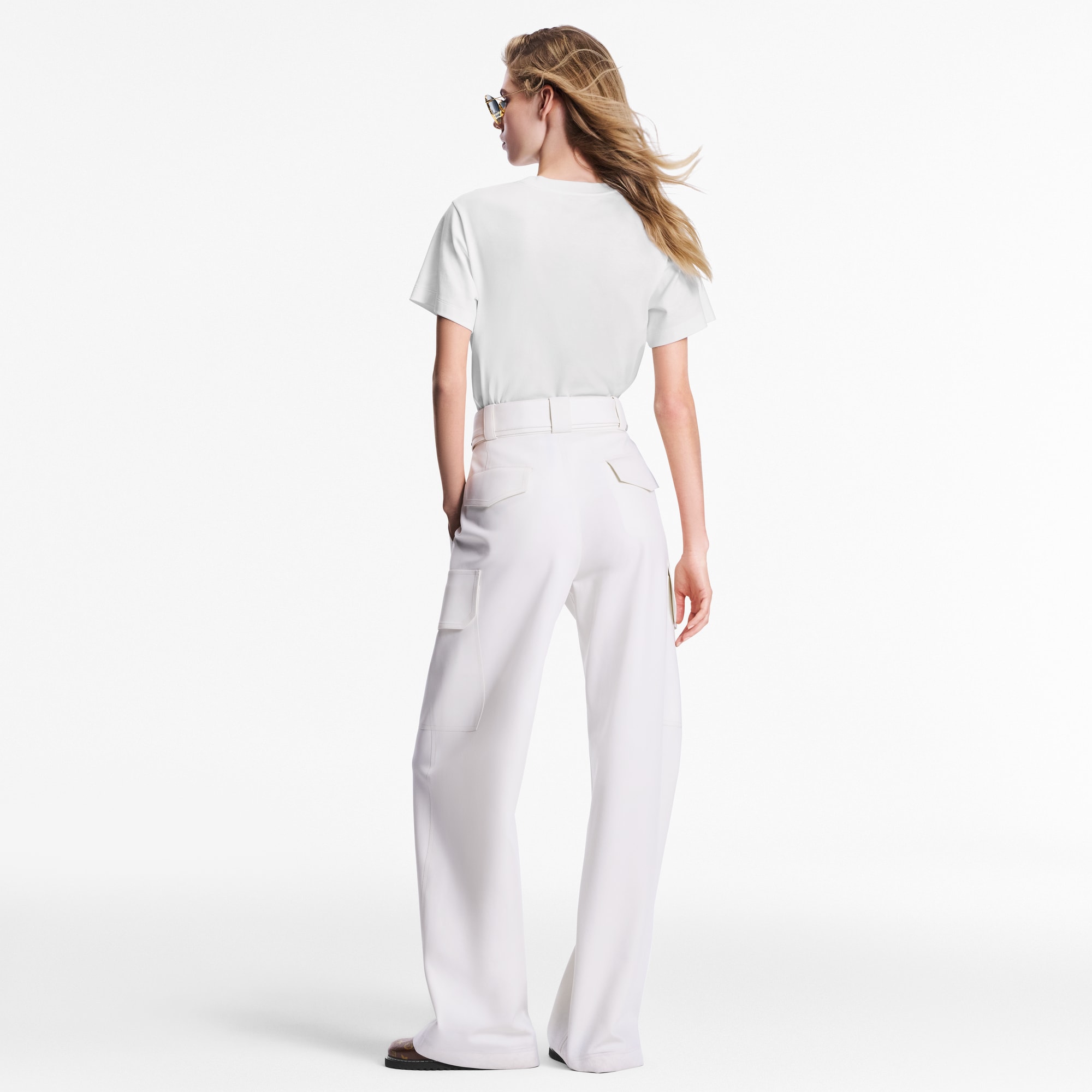 Flocked LV T-Shirt  in Women