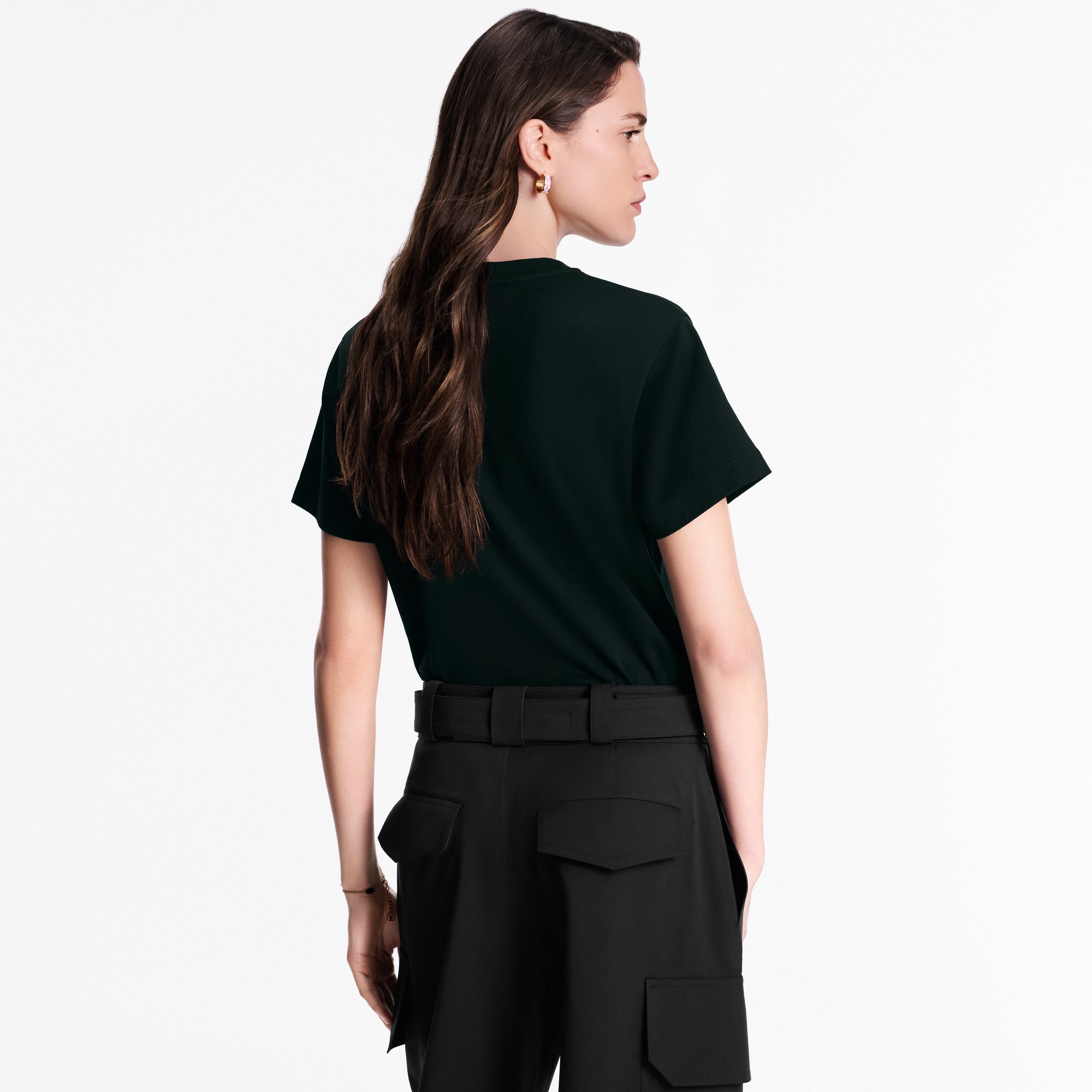 Flocked LV T-Shirt  in Women