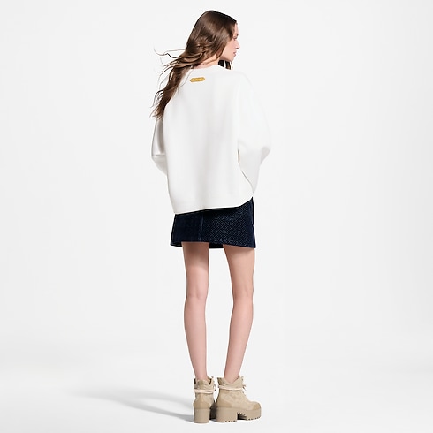 Flocked Signature Sweater in Women's Ready-to-Wear T-shirts and Sweatshirts collections by Louis Vuitton (Product zoom)