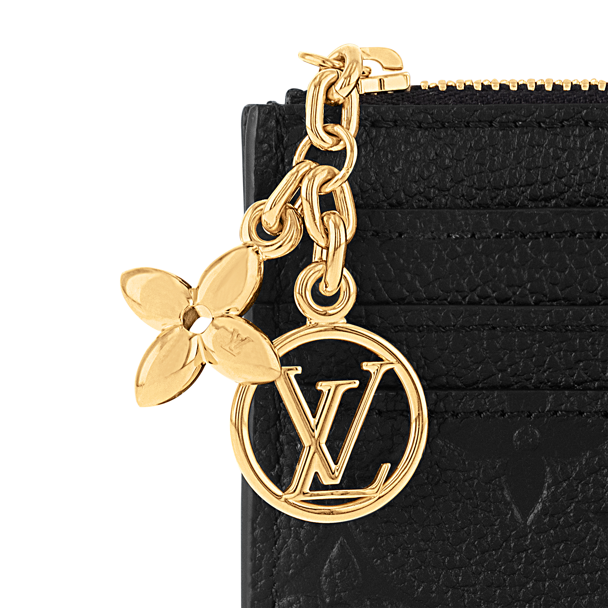 Flora Card Holder Monogram Empreinte Leather in Women