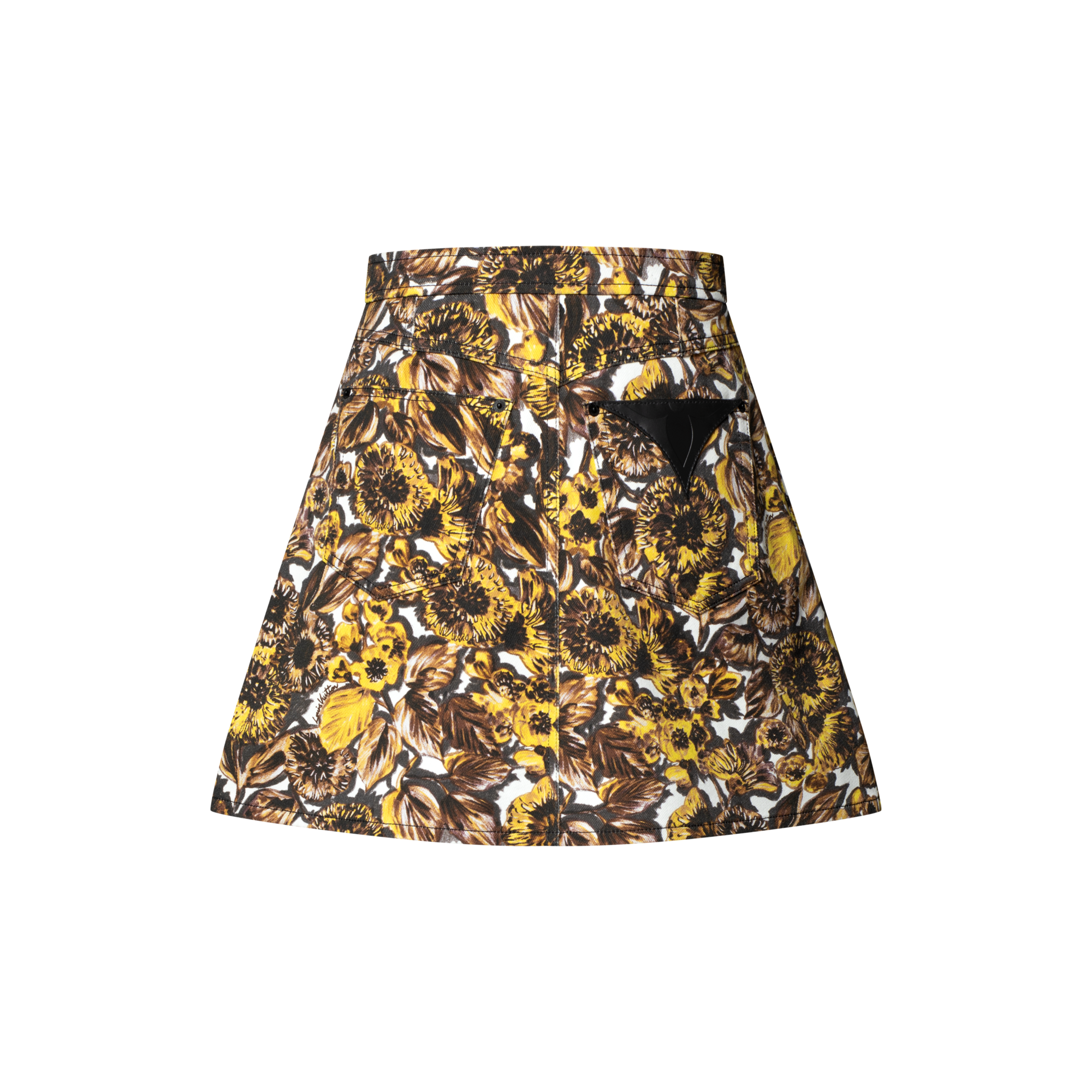 Floral Print Button Front Skirt  in Women