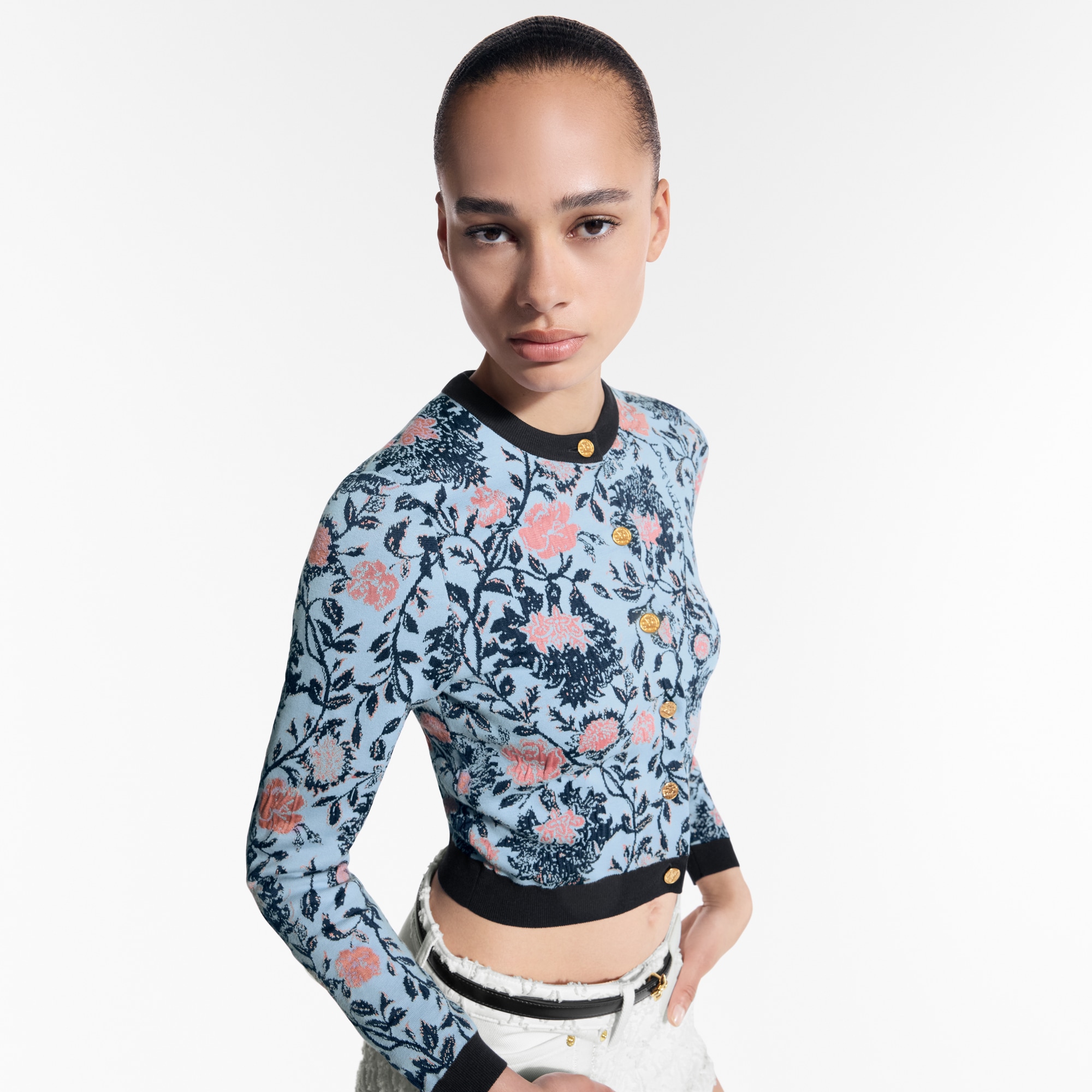 Floral Vine Cardigan   in Women