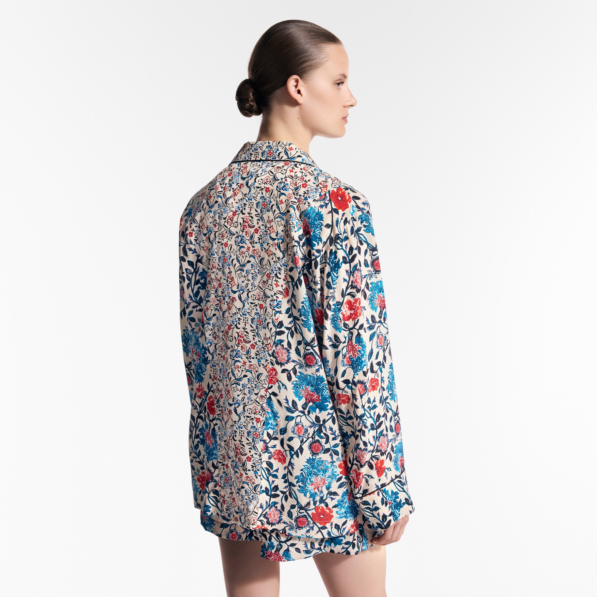 Floral Vine Pajama Shirt  in Women