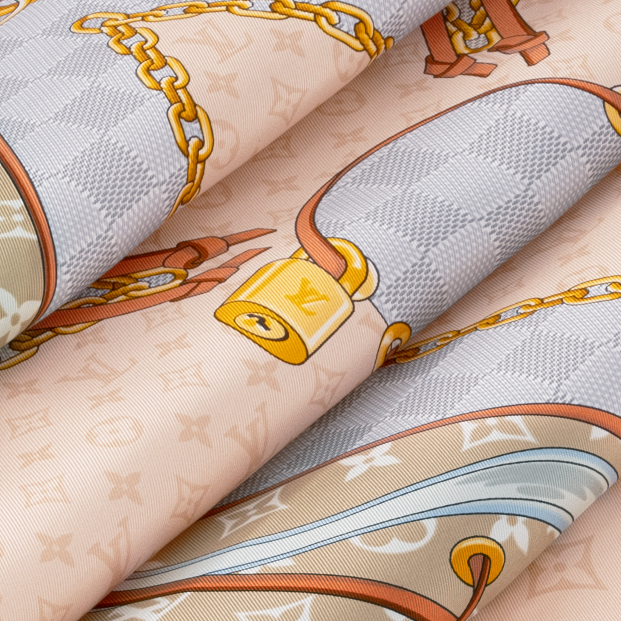 Flower And Straps Square 90 S00 in Women