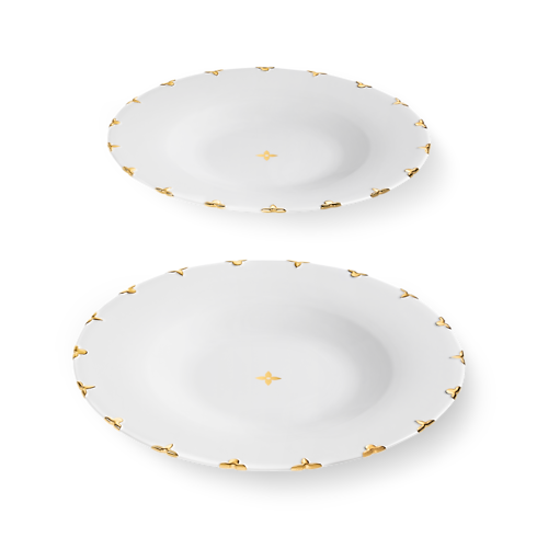 Flower Crown Set of 2 Dinner Plates in Trunks, Travel and Home's Home and Art of Dining Art of Dining collections by Louis Vuitton (Product zoom)