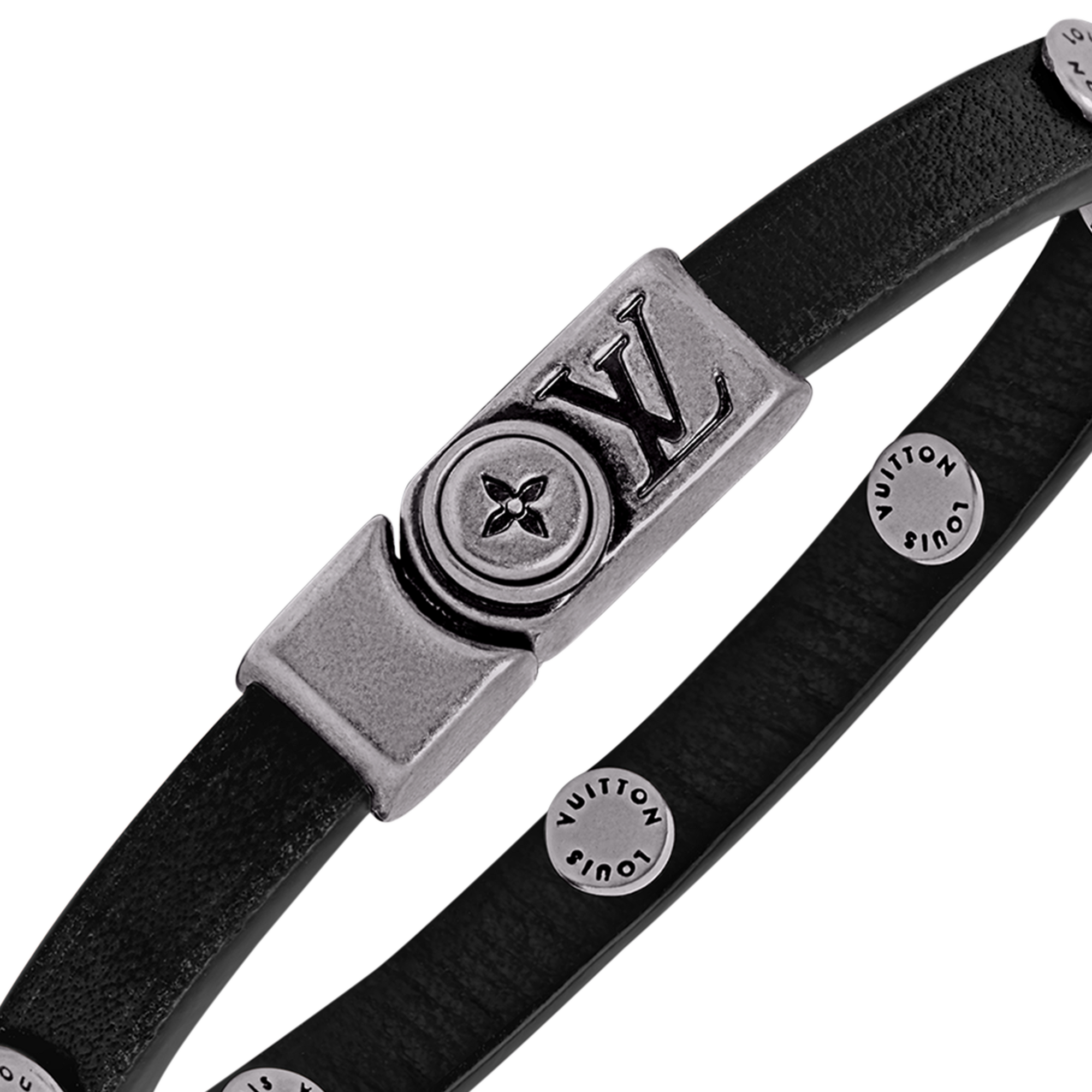 Flower Edge Stud Bracelet  in Men