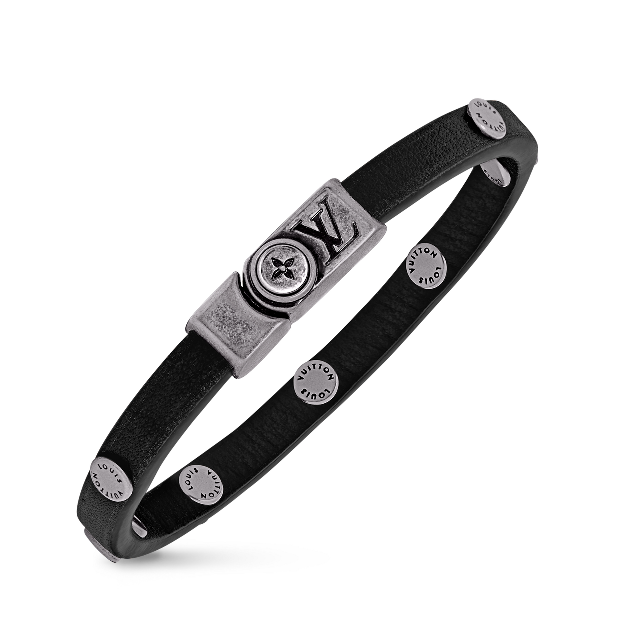 Flower Edge Stud Bracelet  in Men