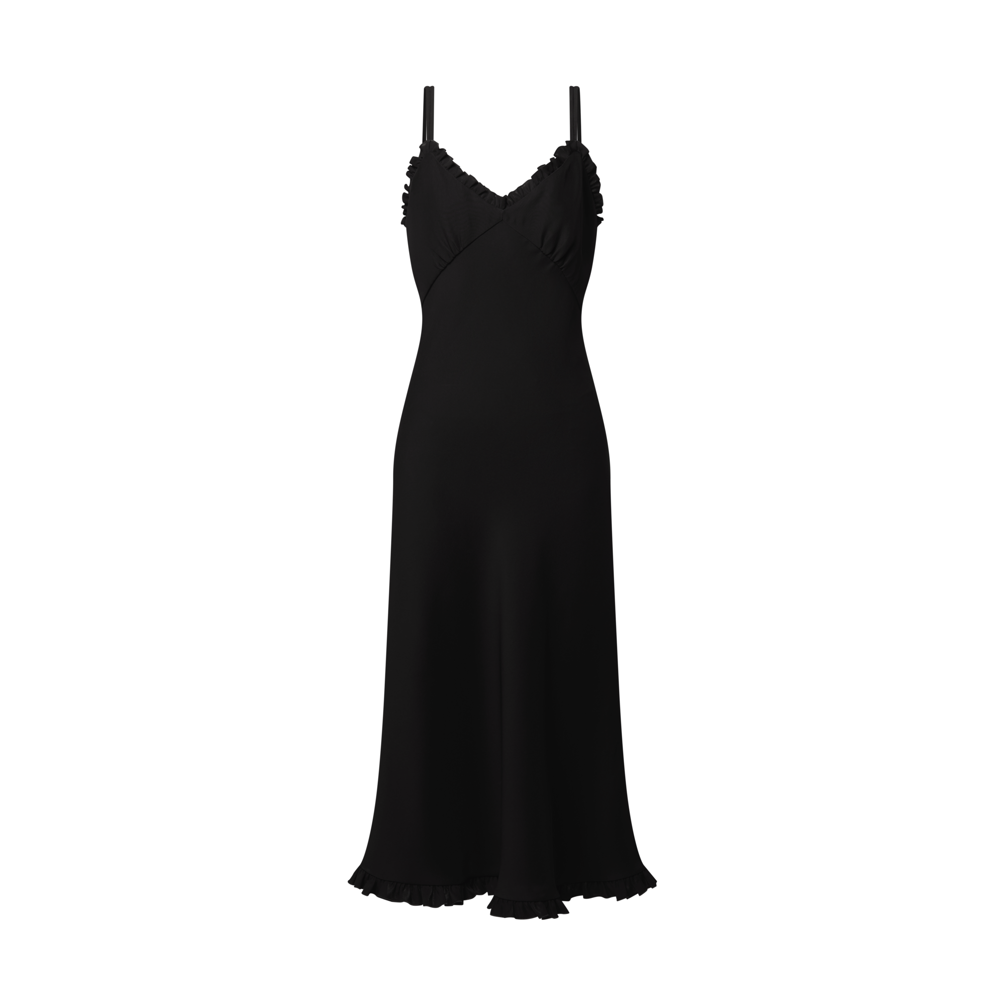 Fluid Dress With Ruffles - Ready-to-Wear | LOUIS VUITTON