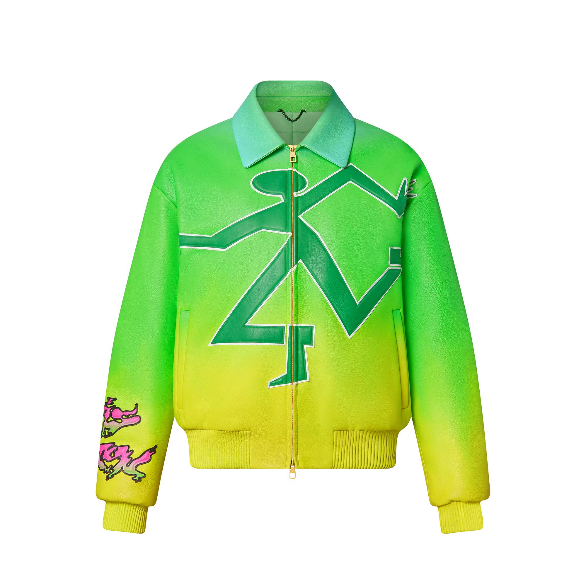 louis vuitton pink leather jacket