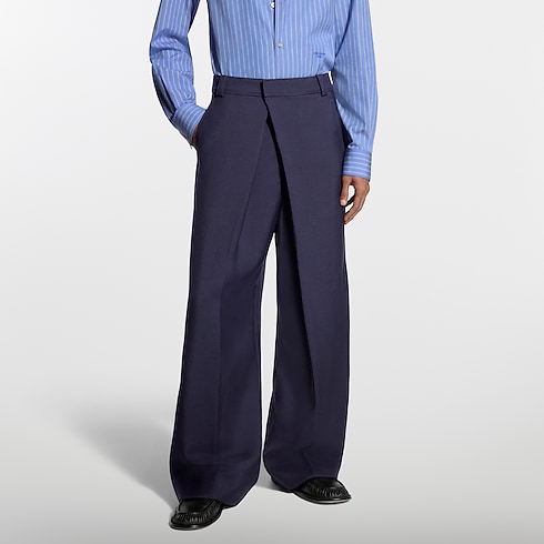 Folded Mohair Pants in Men's Ready to Wear Pants collections by Louis Vuitton (Product zoom)