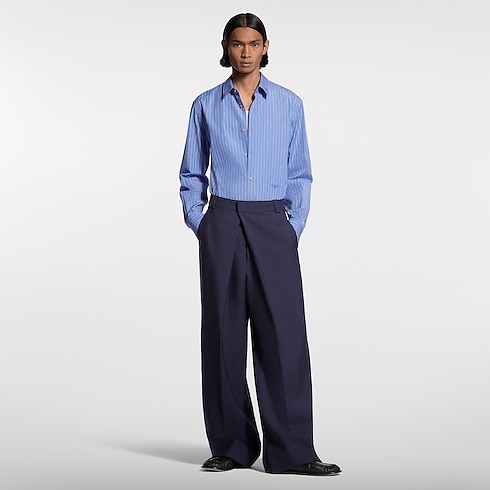 Folded Mohair Pants in Men's Ready to Wear Pants collections by Louis Vuitton (Product zoom)