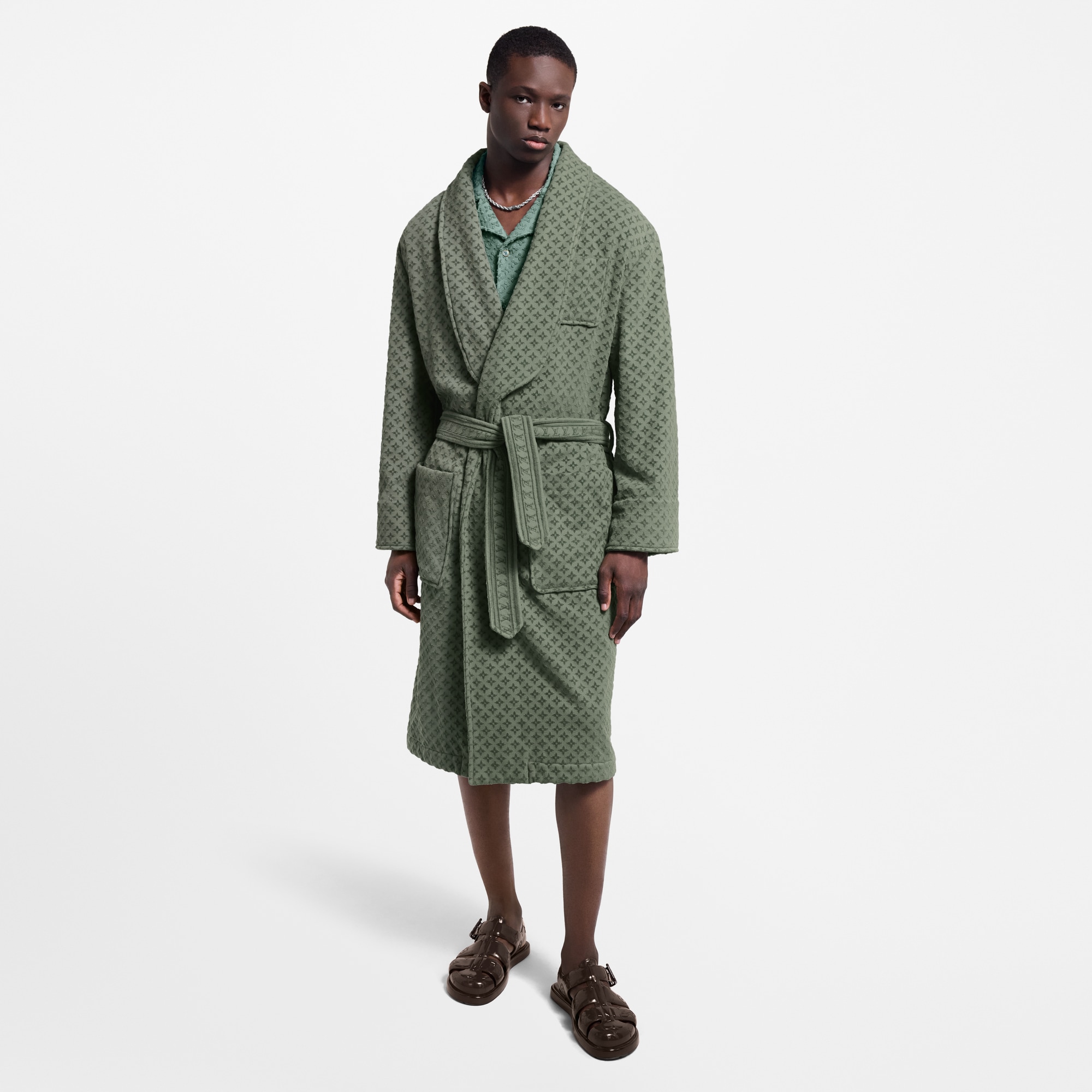 French Terry Robe  in Men