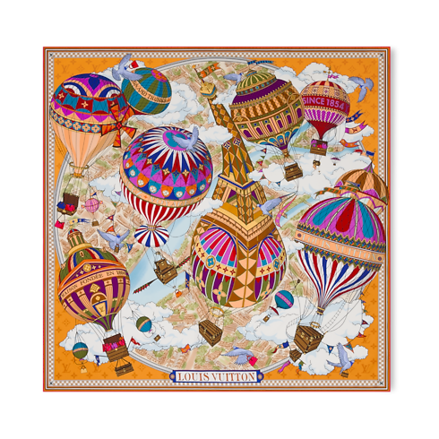 From The Cloud Square 90 S00 in Women's Accessories Silk Squares and Bandeaus collections by Louis Vuitton (Product zoom)