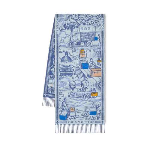 Gaston’s Travel Scarf S00 in Women's Accessories Scarves collections by Louis Vuitton (Product zoom)
