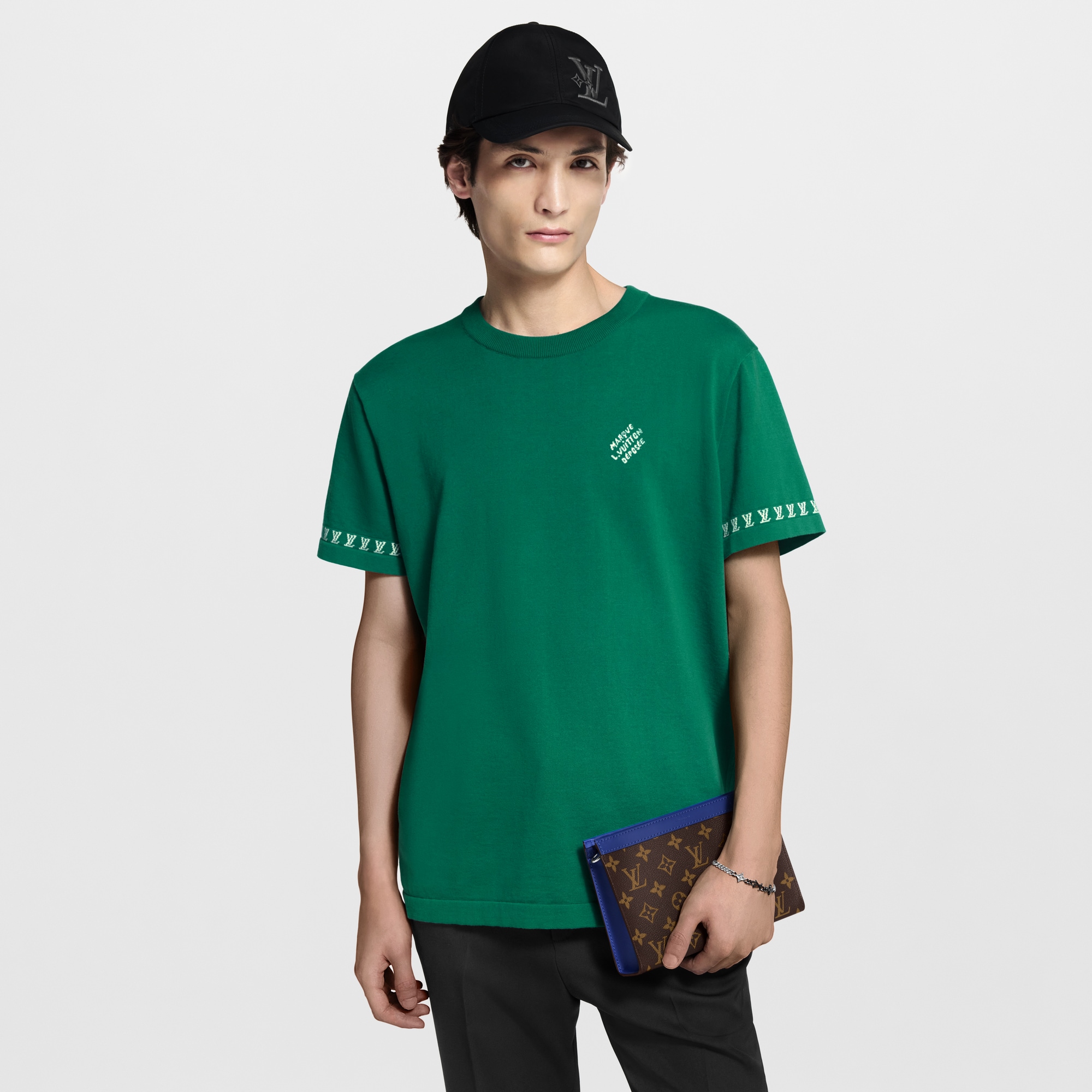 Gaston Wearable Wallet Monogram Macassar Canvas in Bags and Small Leather Goods