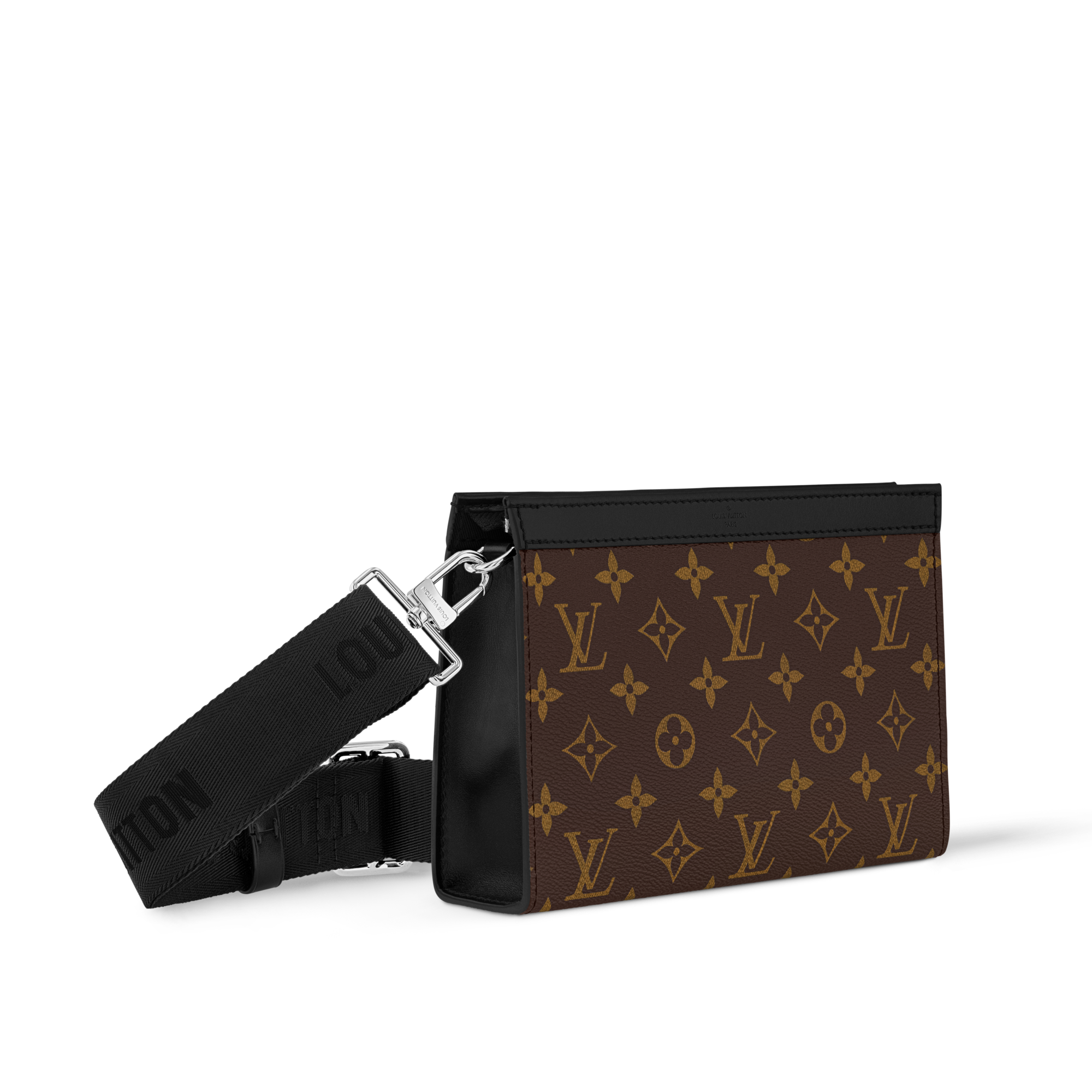 Gaston Wearable Wallet Monogram Macassar Canvas in Men