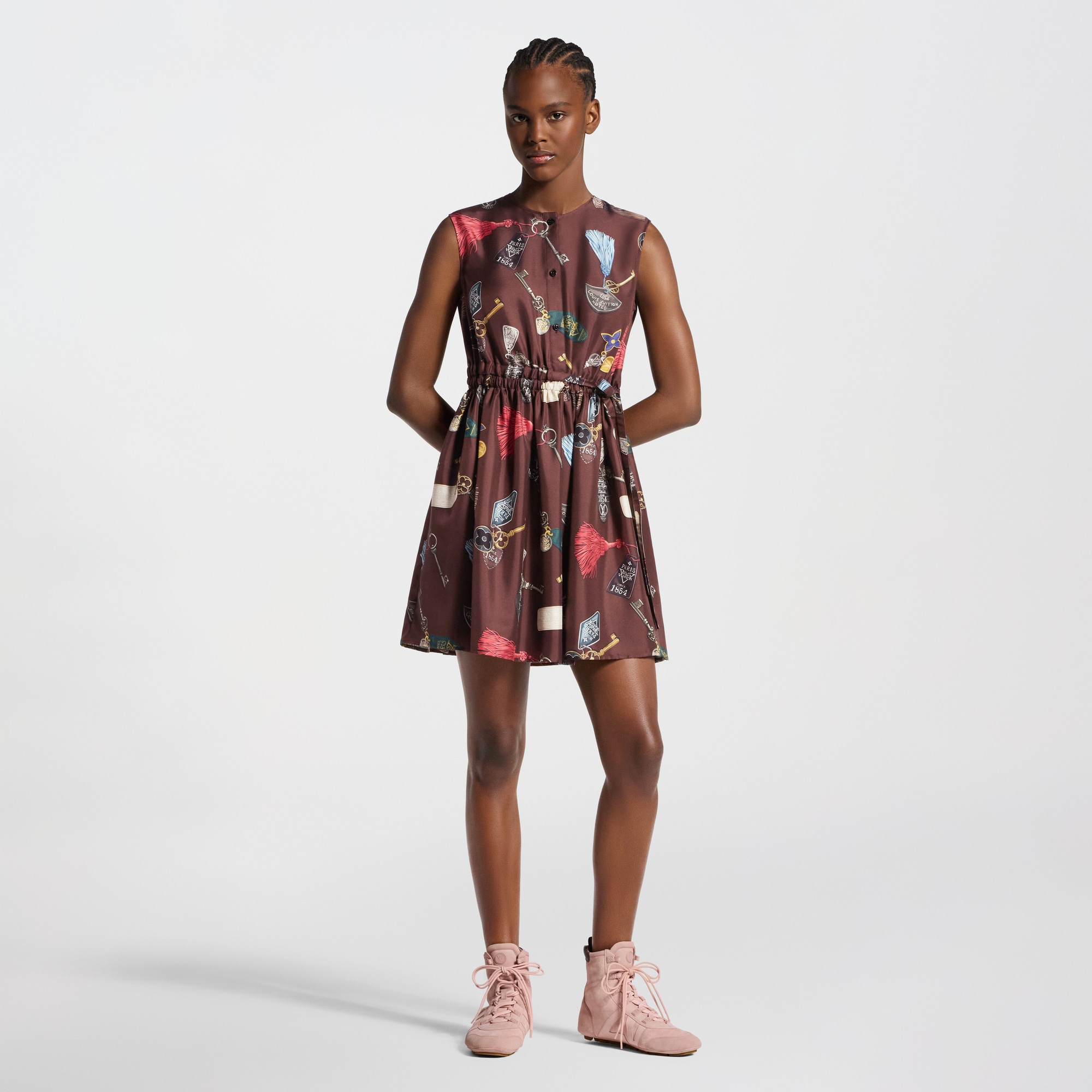 louis vuitton dress brown Louis Vuitton main image 0