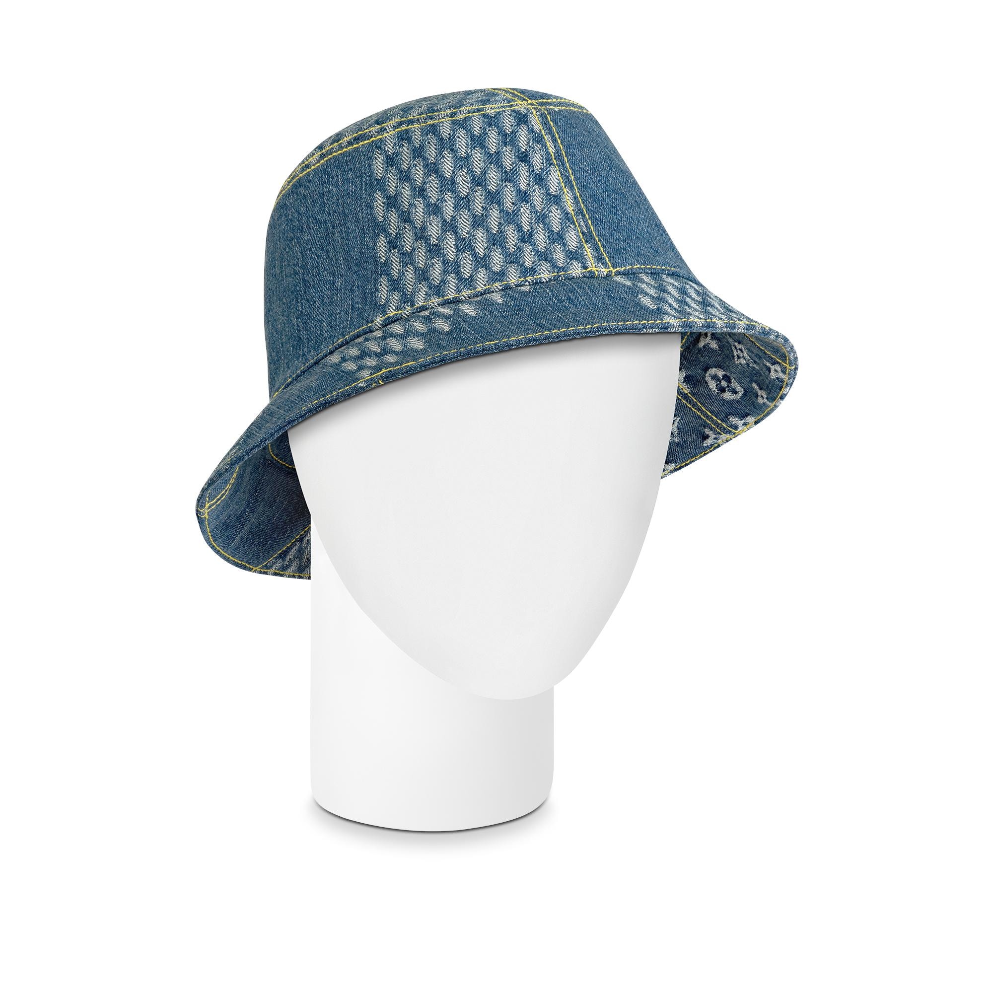 Giant Damier Wave Monogram Sun Hat 