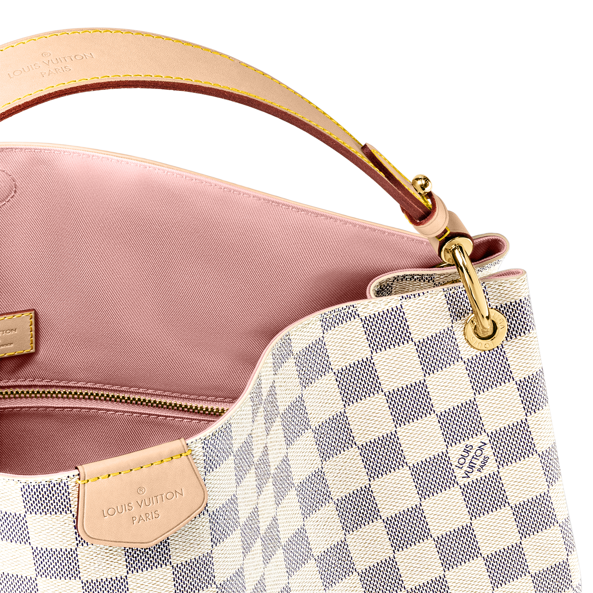 Graceful MM Damier Azur Canvas in Women