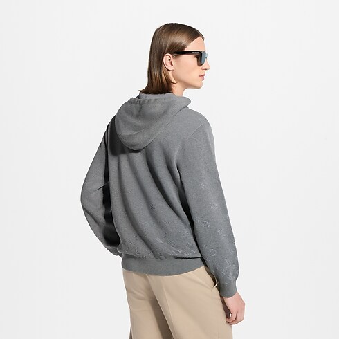 Gradient Signature Jacquard Hoodie in Men's Ready-to-Wear All Ready-to-Wear collections by Louis Vuitton (Product zoom)