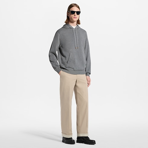 Gradient Signature Jacquard Hoodie in Men's Ready-to-Wear All Ready-to-Wear collections by Louis Vuitton (Product zoom)