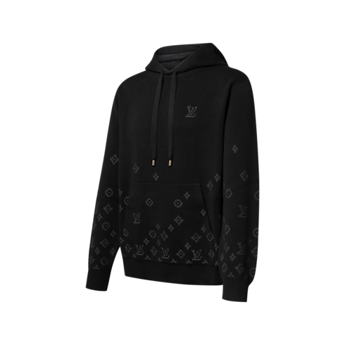 Gradient Signature Jacquard Hoodie in Men's Ready-to-Wear All Ready-to-Wear collections by Louis Vuitton (Product zoom)