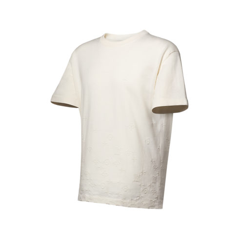 Gradient Signature Jacquard Short-Sleeved Crewneck in Men's Ready-to-Wear Knitwear and Sweatshirts collections by Louis Vuitton (Product zoom)