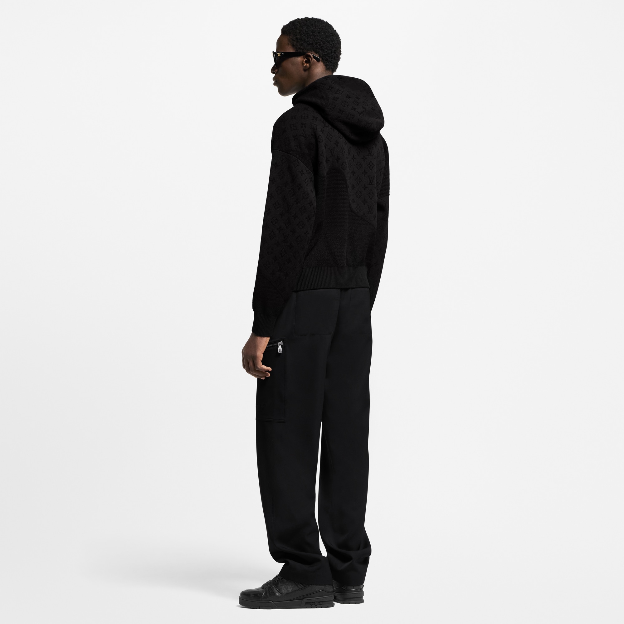 Graphic Jacquard Hoodie  in Men