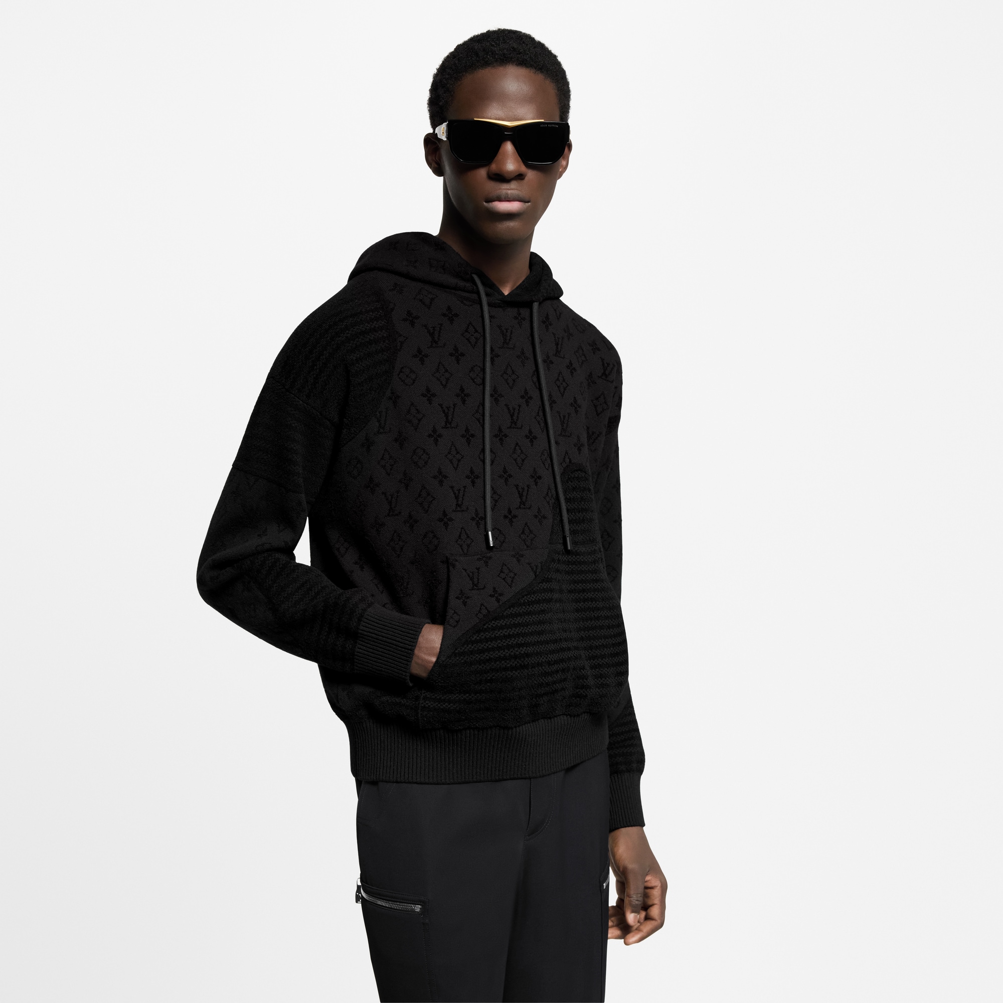Graphic Jacquard Hoodie  in Men