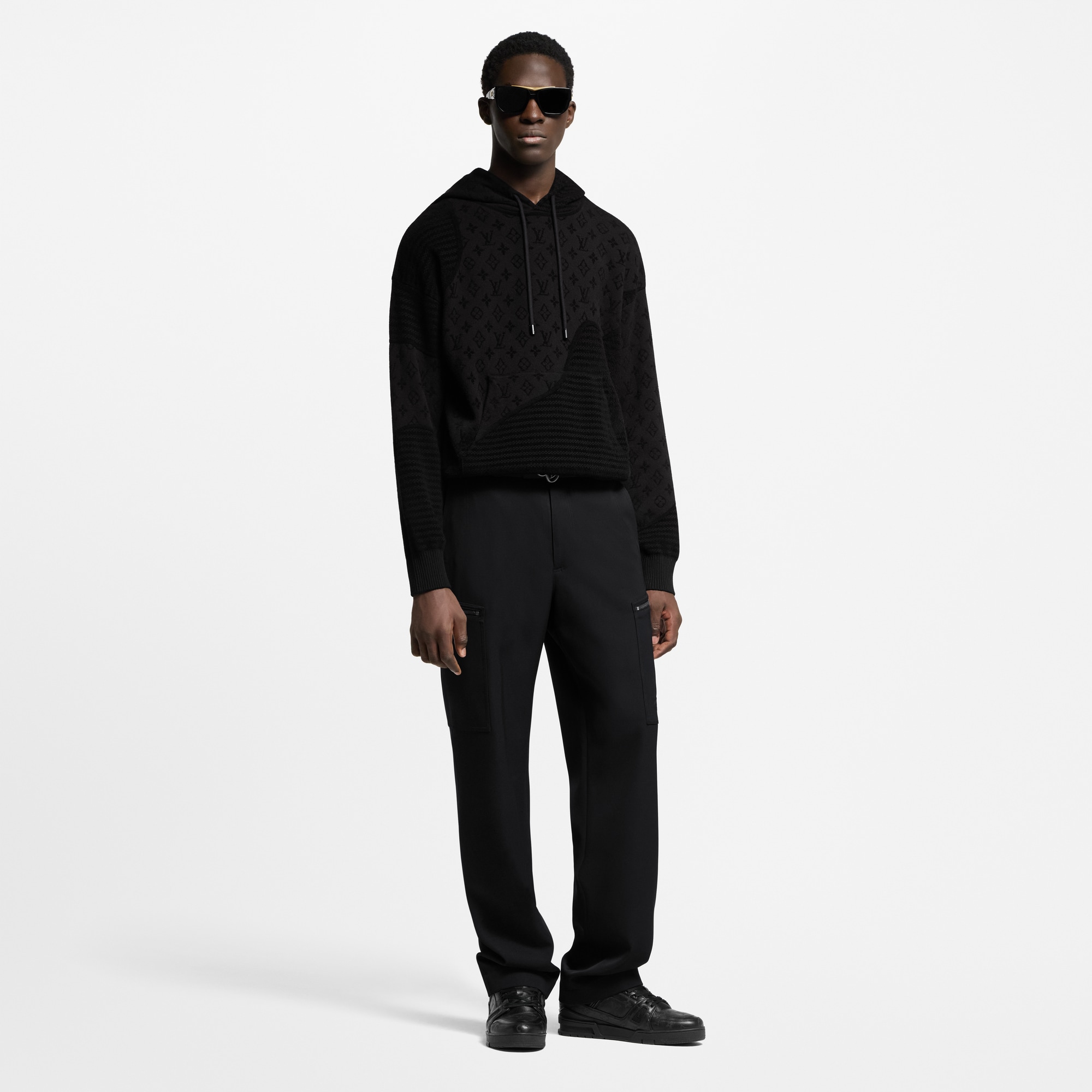 Graphic Jacquard Hoodie  in Men