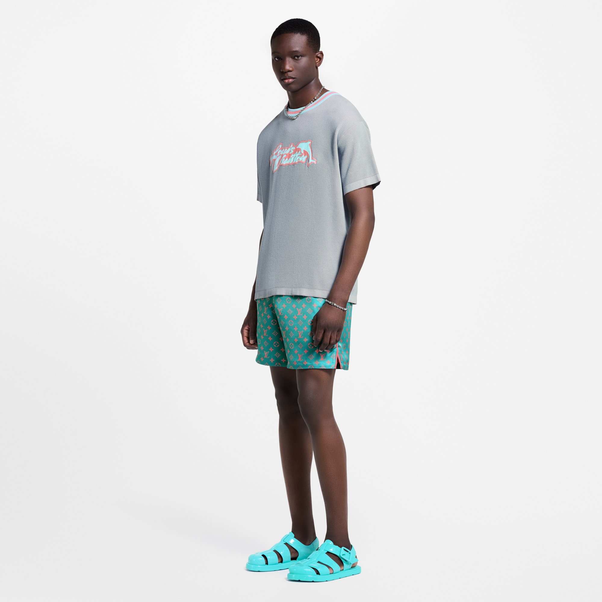 Graphic Short-Sleeved Crewneck  in Men