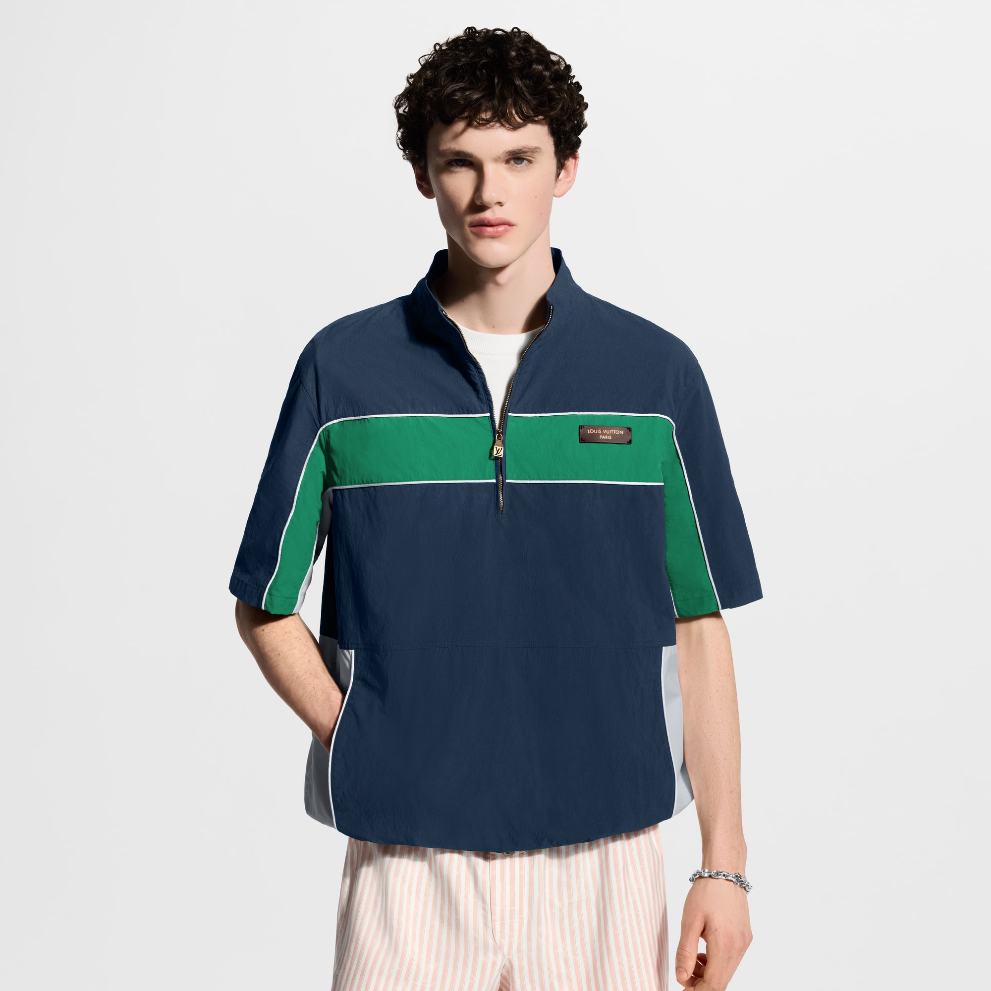 Half-Zip Technical Short-Sleeved Shirt - Ready-to-Wear | LOUIS VUITTON