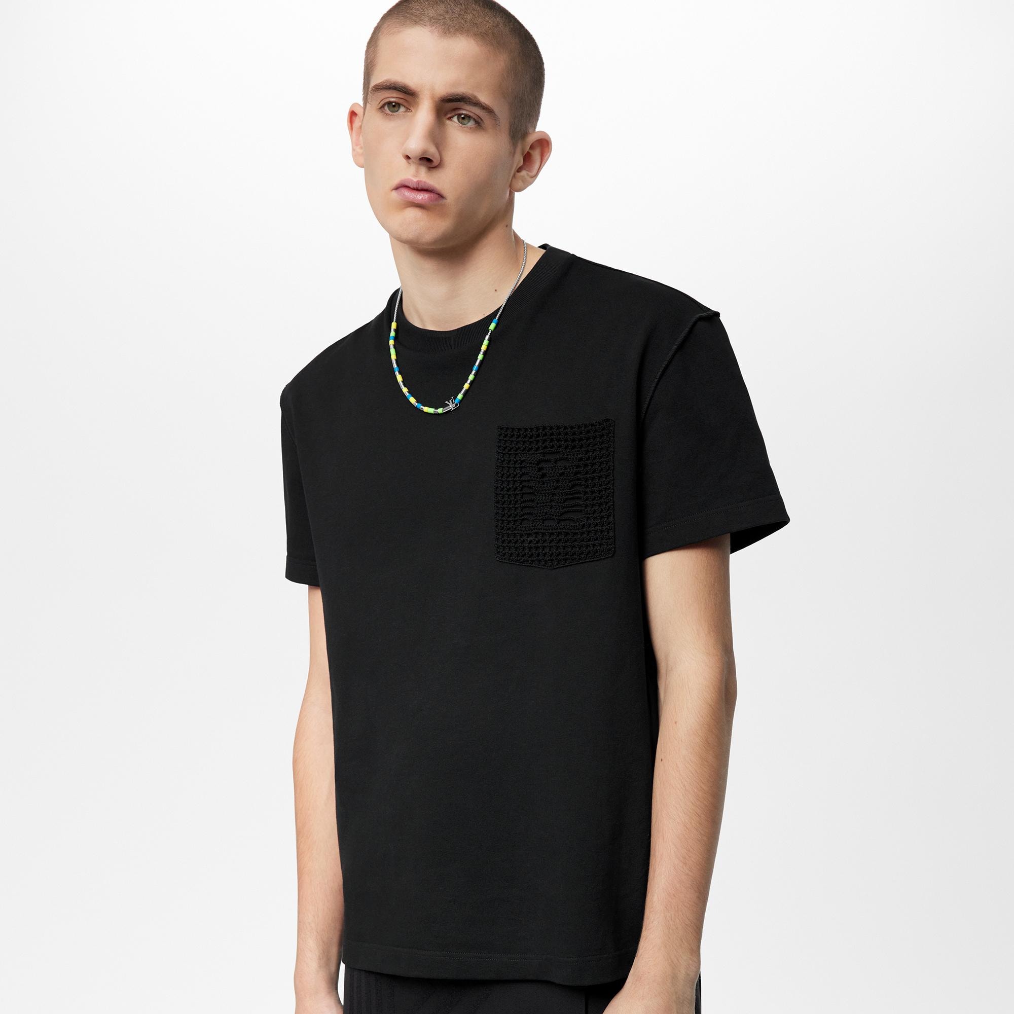 Hand Crocheted LV Pocket T-Shirt 