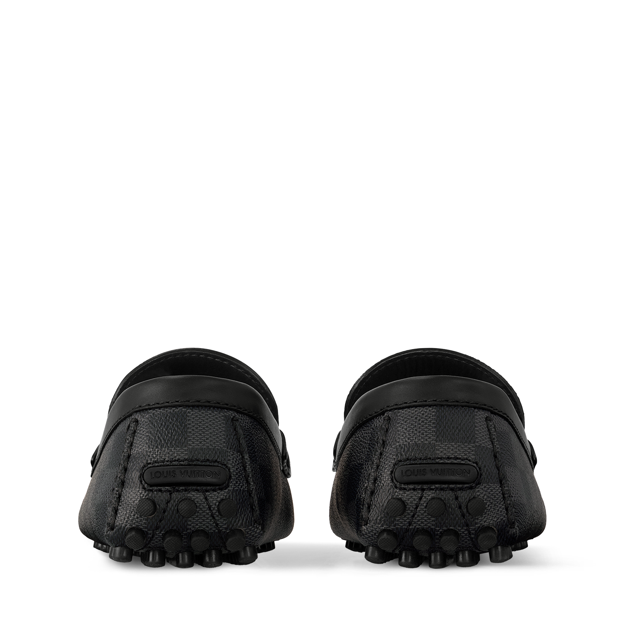 Hockenheim Moccasin Damier Graphite Canvas in Men