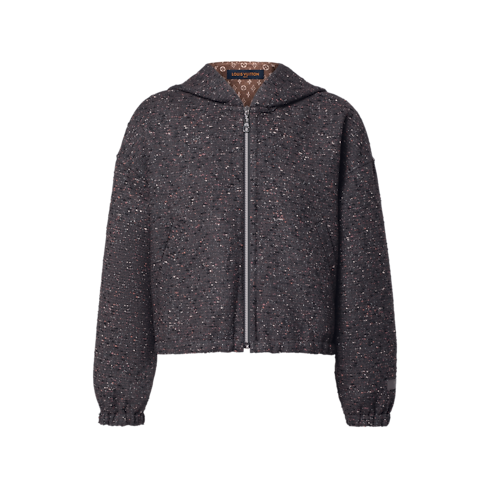 Hooded Bouclette Tweed Jacket in Women's Ready-to-Wear Coats and Jackets collections by Louis Vuitton (Product zoom)
