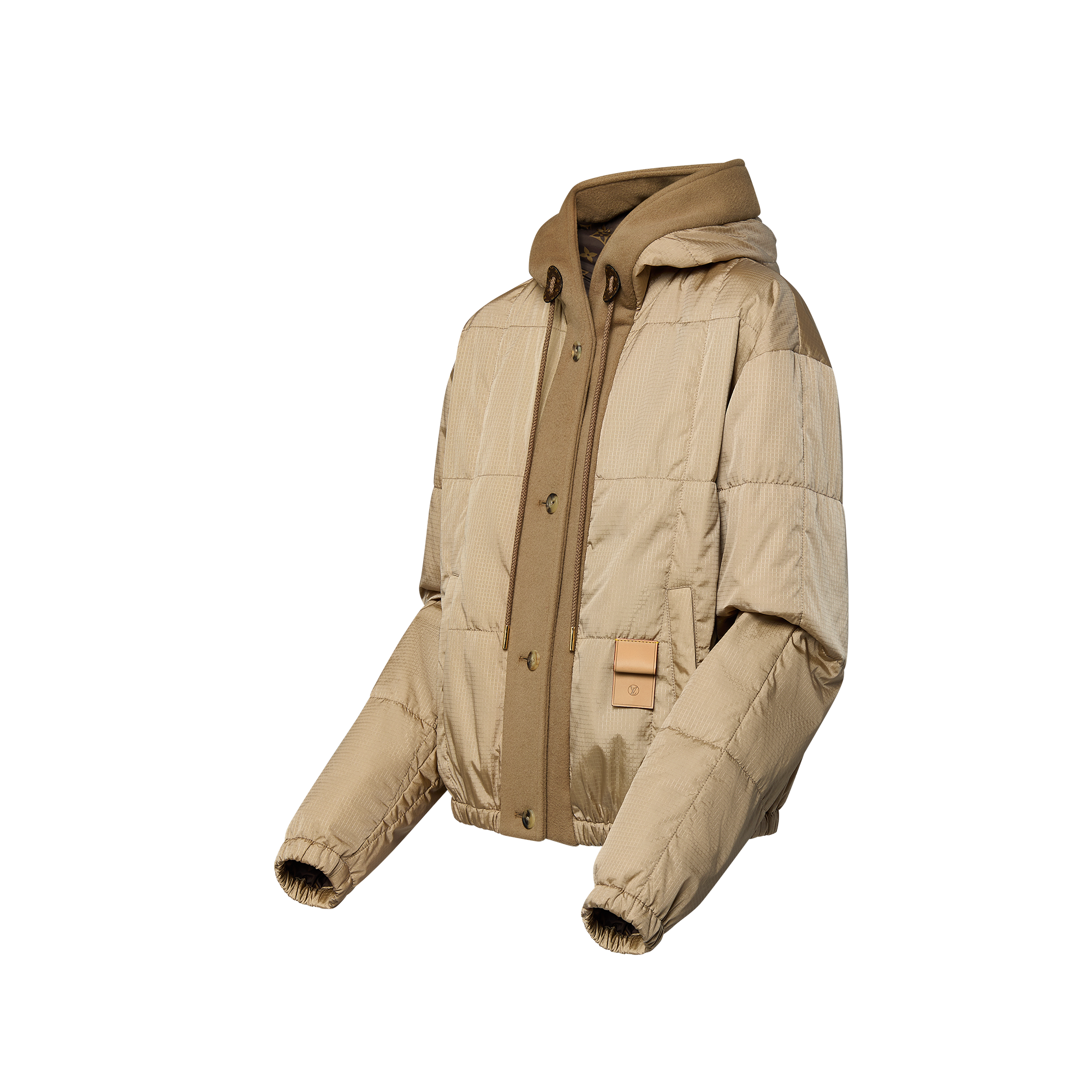 Hooded Quilted Ripstop Jacket  in Women