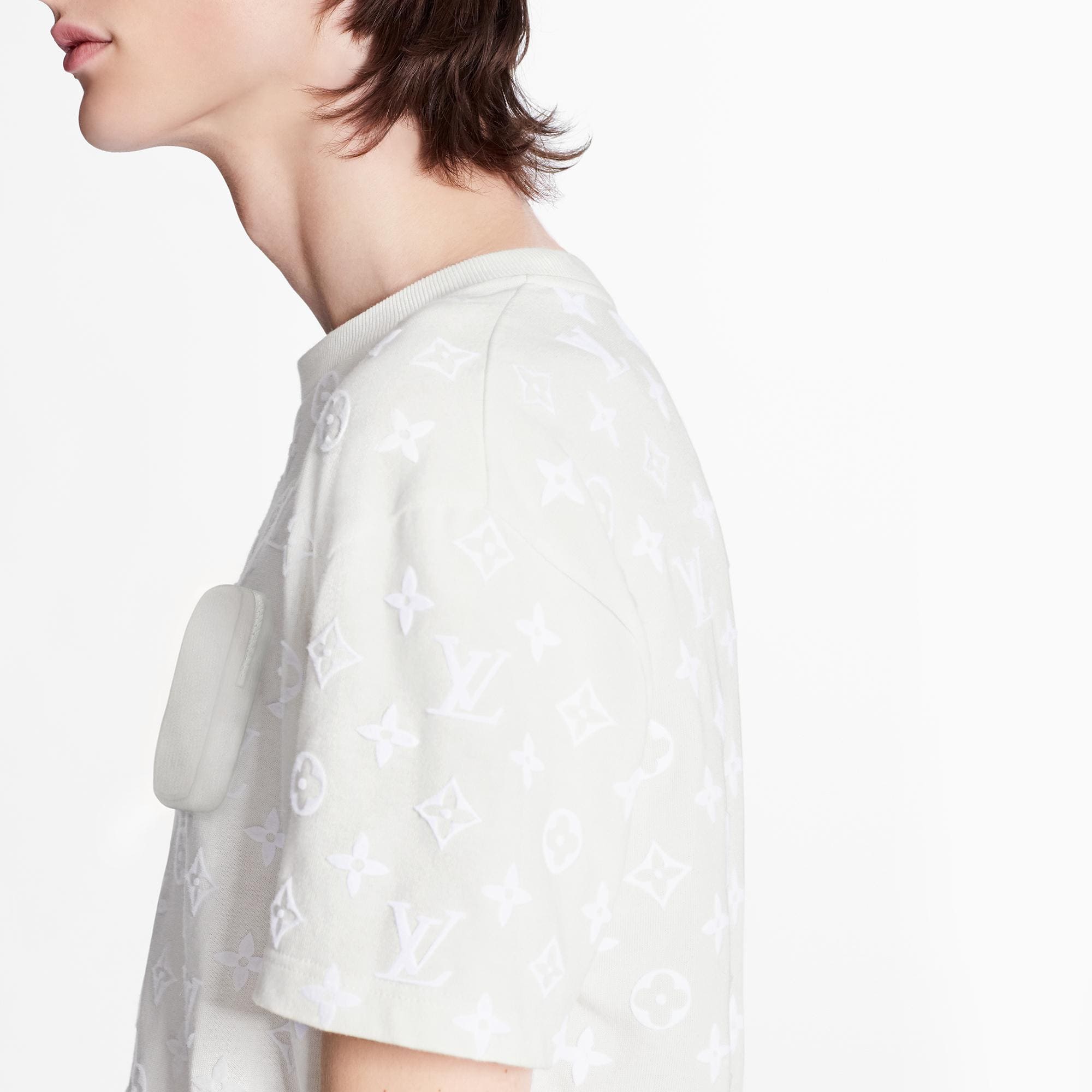 Hook-and-Loop Monogram Short Sleeve T 