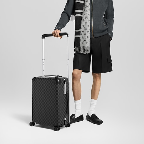 Horizon 55 Damier Graphite Canvas in Trunks, Travel and Home's Travel Bags and Rolling Luggage Travel Personalization collections by Louis Vuitton (Product zoom)