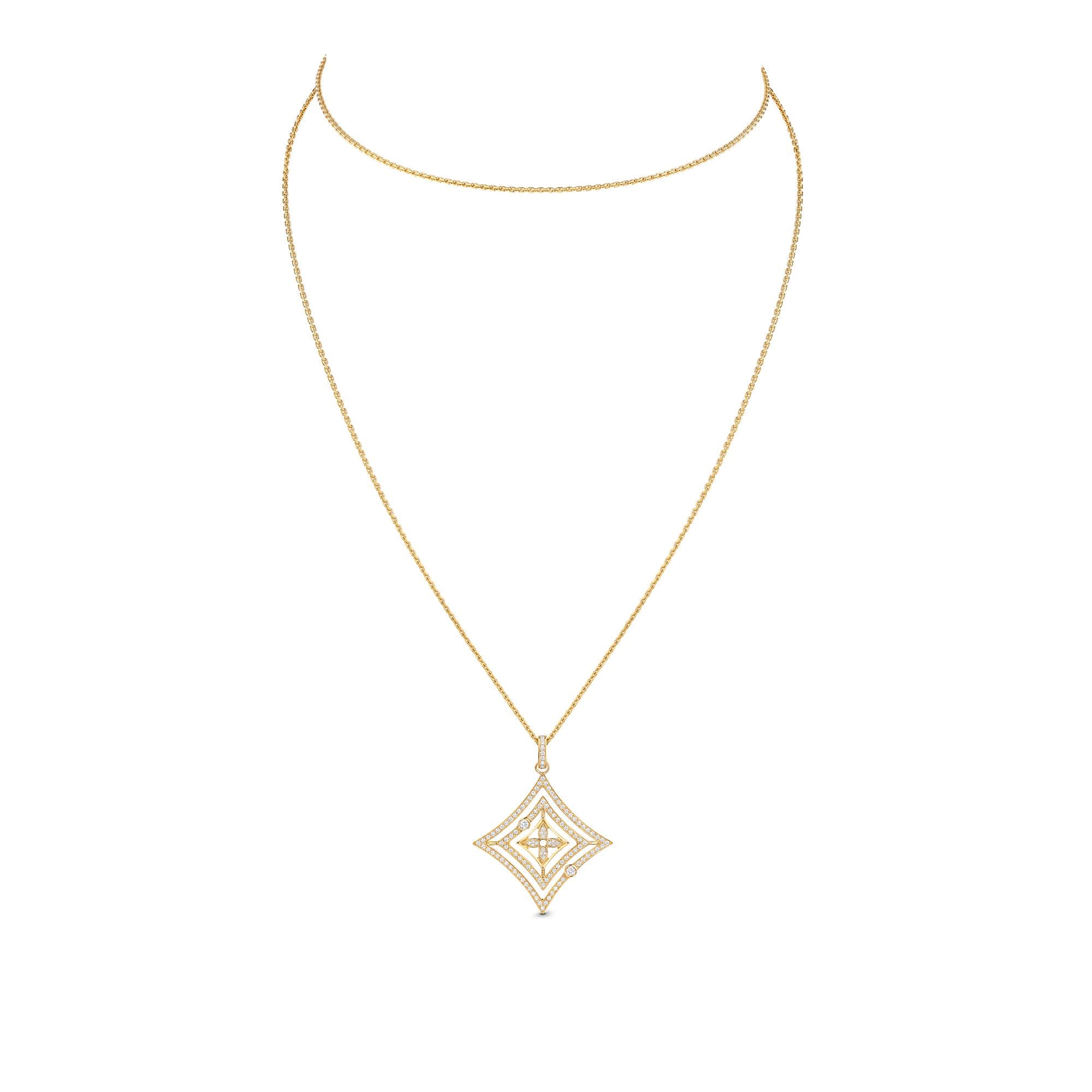 Idylle Blossom Medallion, Yellow Gold And Diamonds  in Jewelry