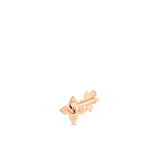 Idylle Blossom Right Earring, Pink Gold And Diamonds - Per Unit in Jewelry's Categories All Fine Jewelry collections by Louis Vuitton (Product zoom)