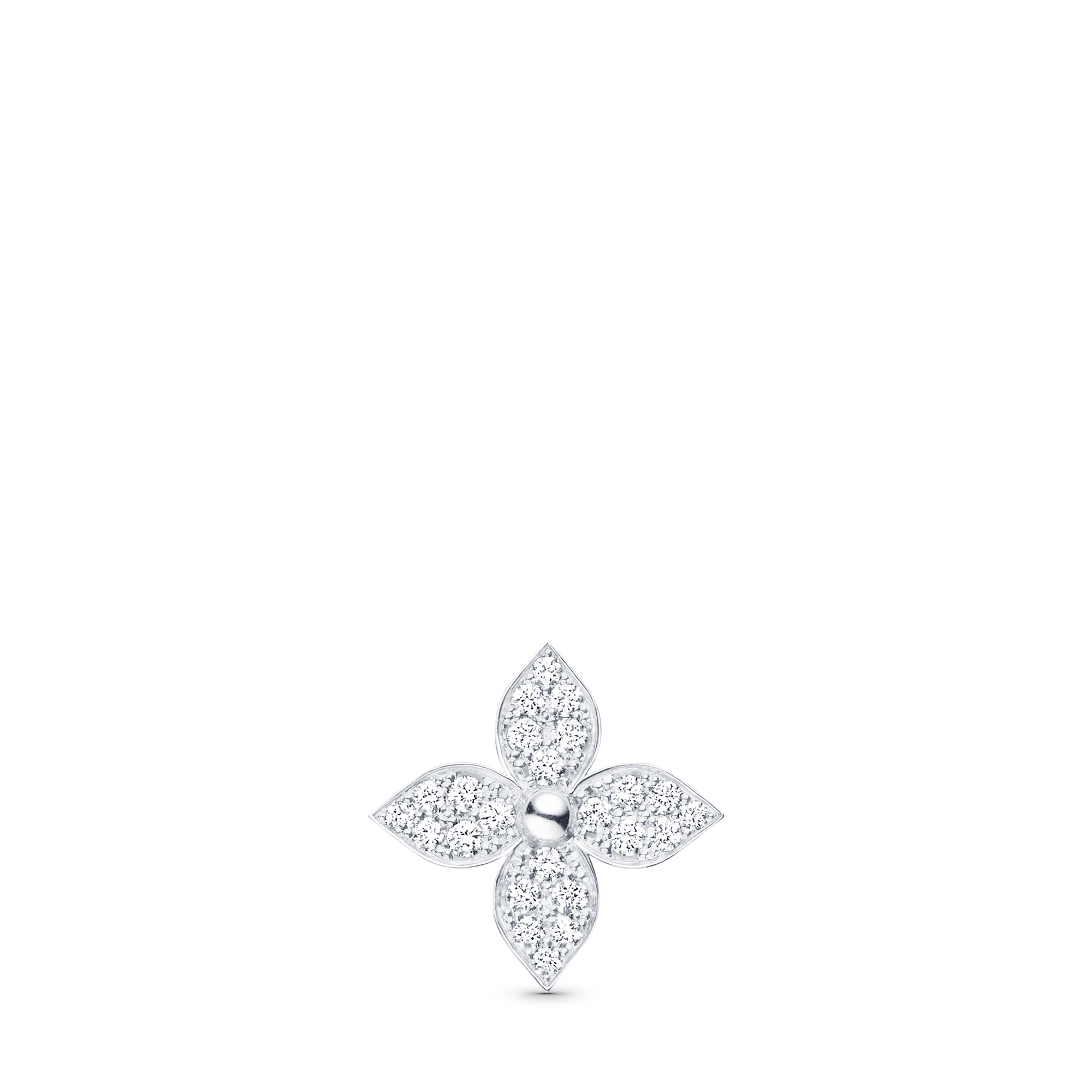 Idylle Blossom Stud, White Gold And Diamonds - Per Unit  in Jewelry