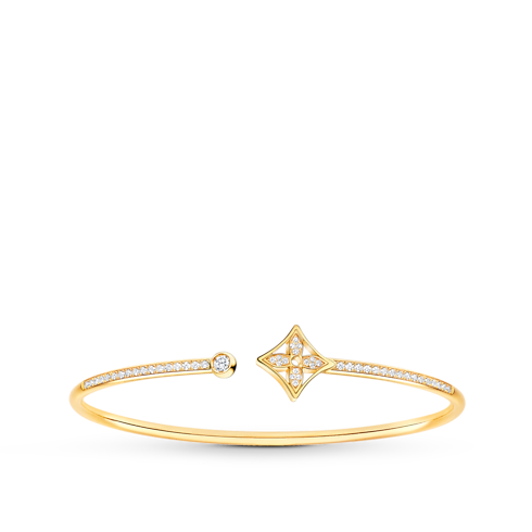 Idylle Blossom Twist Bracelet, Yellow Gold And Diamonds in Jewelry's Categories All Fine Jewelry collections by Louis Vuitton (Product zoom)