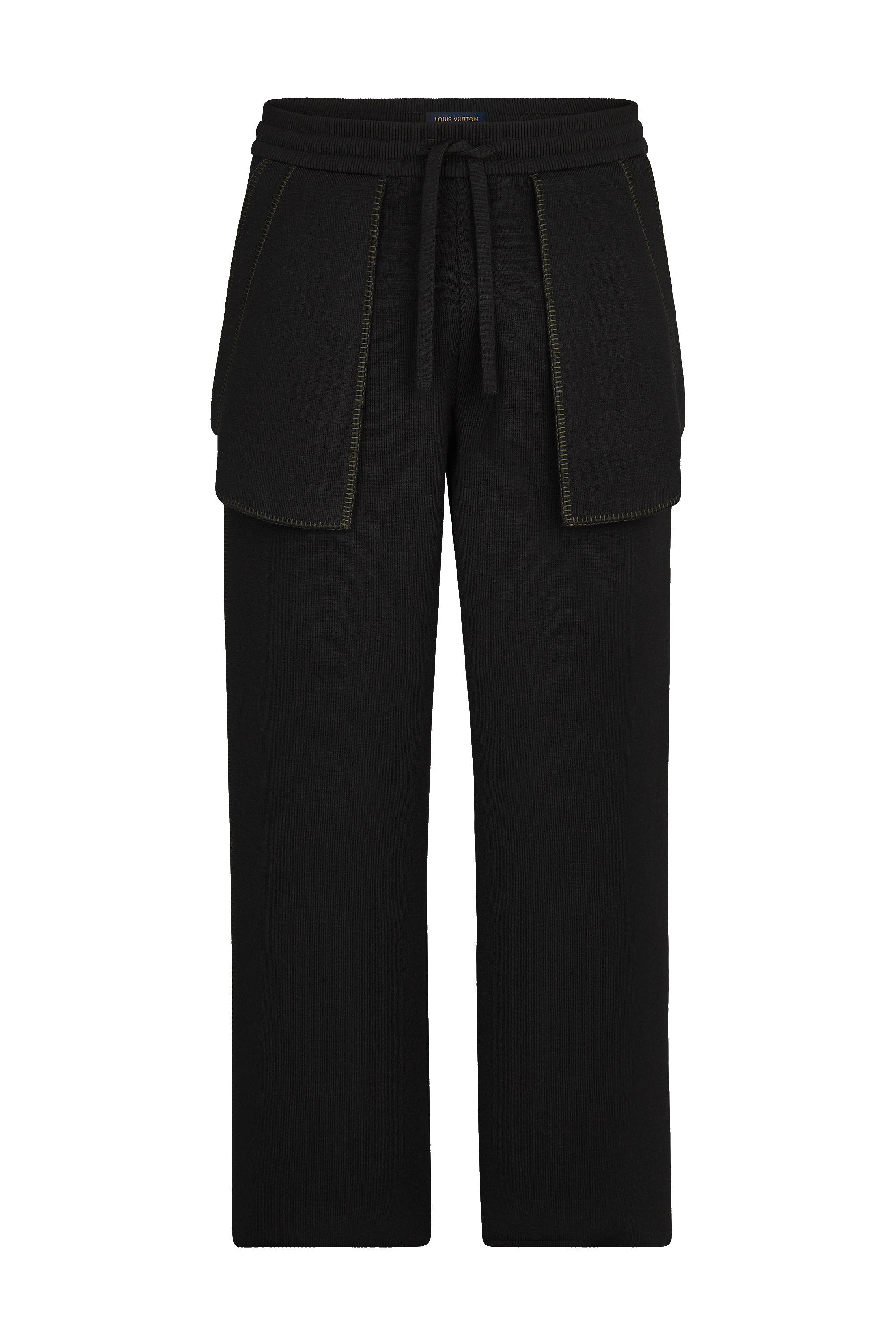 Inside Out Blanket Stitch Loose Pants 