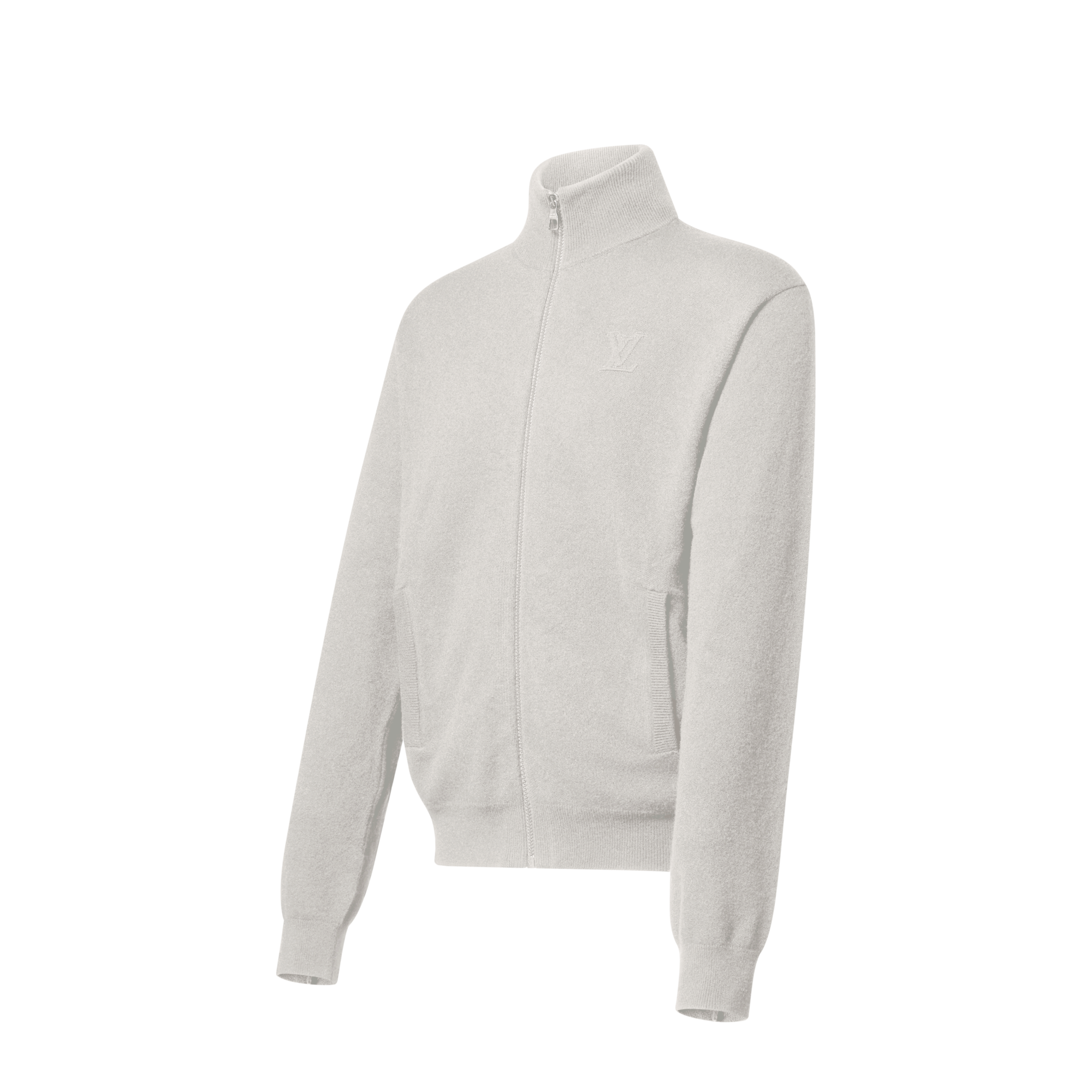 Inside Out Zipped Through Cashmere Hoodie  in Men