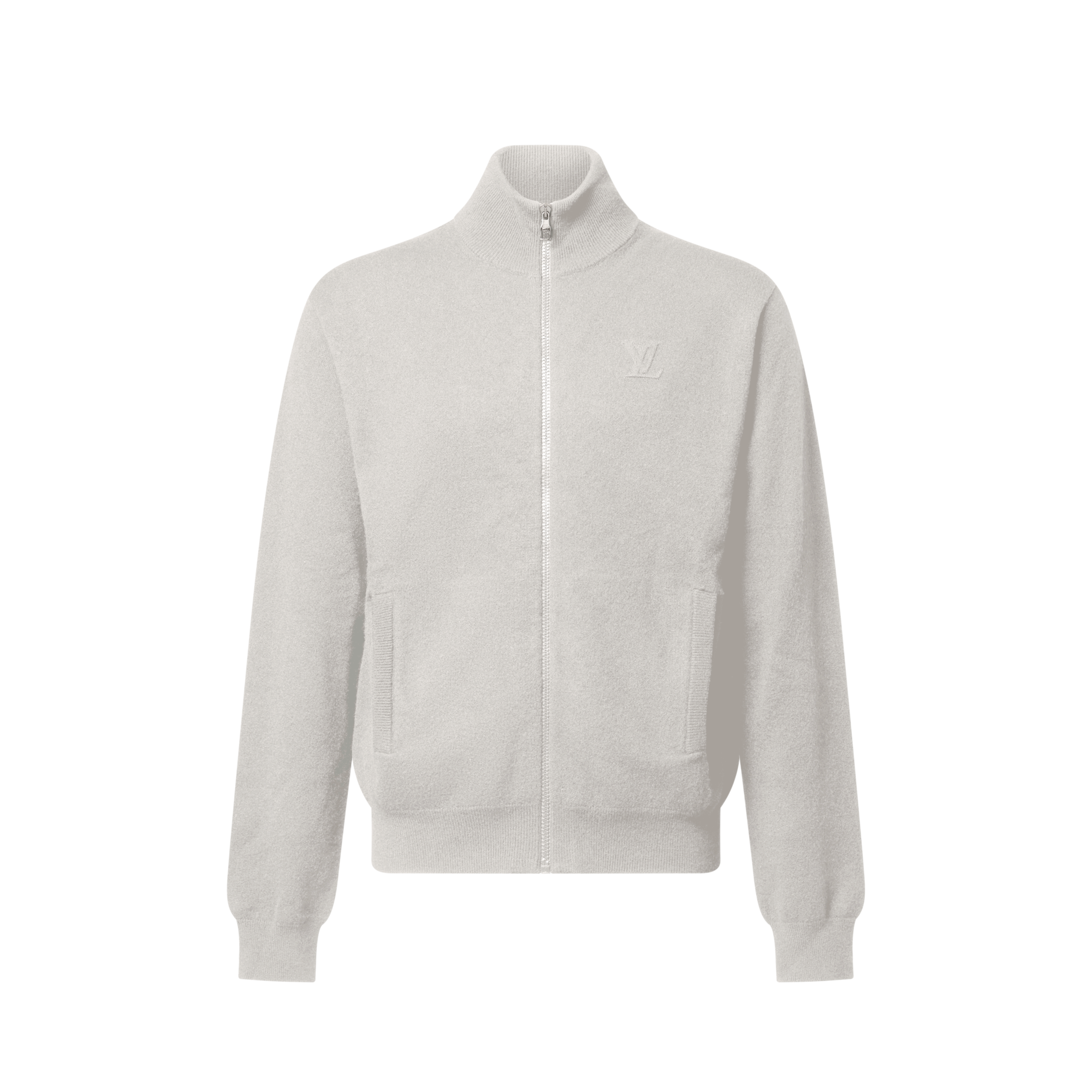 Inside Out Zipped Through Cashmere Hoodie  in Men